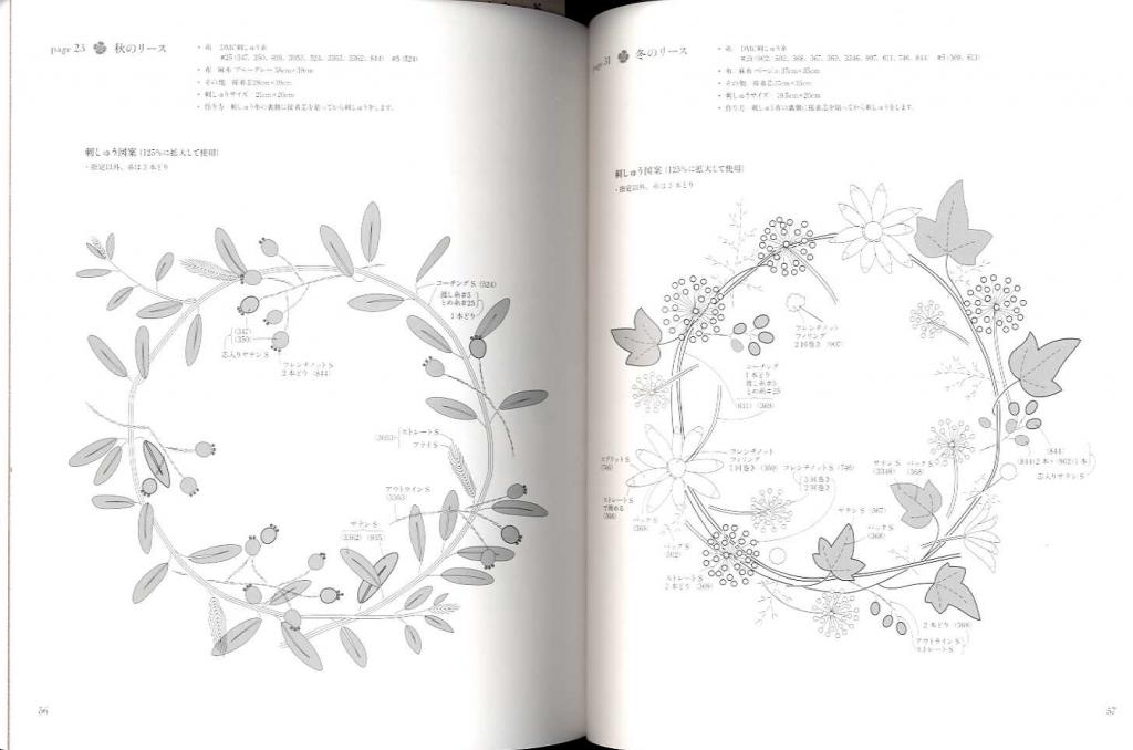Embroidery diary of four seasons Kazuko Aoki